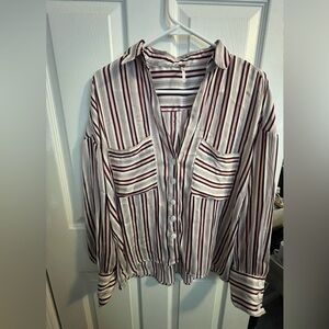 Free people striped blouse